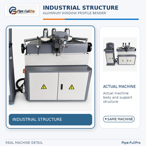 Máquina Automática para Doblar Perfiles de Aluminio para Persianas Enrollables, Ventanas y Puertas con Marcos Curvos, Equipo CNC para Doblado de Arcos - Product Image 3