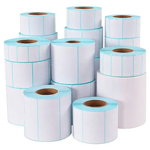 Factory Direct Waterproof 100*150 Thermal Shipping Label Adhesive Thermal Paper Sticker Roll for Logistic