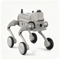 Robot hybride L1-W EDU à roues et jambes avec caméra de perception de profondeur 43,2 V 3500 W pour la recherche académique et la recherche en STEM Client ZY