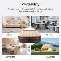 Matelas en mousse pneumatique pliable en plastique Almedical Tube de tente Matelas de transfert en fibre d'air PVC Poe automatique