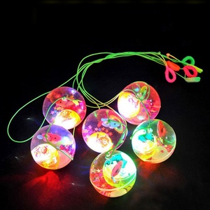 Hot Selling 6.5 <b>Elastic</b> Crystal Ball Glow Bouncy Ball Flash Handcuffs Bouncing Children Kids Toys Colorful Jumping Ball - Product Image 3