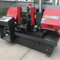 Scie à ruban rotative pour la découpe des métaux, haute productivité, modèle GS330, fabrication chinoise