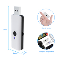 Convertidor de adaptador de controlador para PS5/PS4/PS3/Switch /X Box one S/ PC Receptor de adaptador de controlador de juego inalámbrico USB