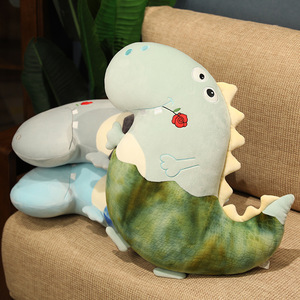 Campione gratuito all'ingrosso squishy dinosaur peluche morbido peluche dinosauro giocattolo farcito drago per bambini regalo per adulti - Product Image 3