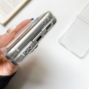 Funda Transparente y Minimalista Anticaídas Ultrafina para Teléfono con Pantalla Plegable para Hombre y Mujer, Compatible con <span class=keywords><strong>Samsung</strong></span> Zflip5 Zflip7 <span class=keywords><strong>Zfold</strong></span> 6 - Product Image 4