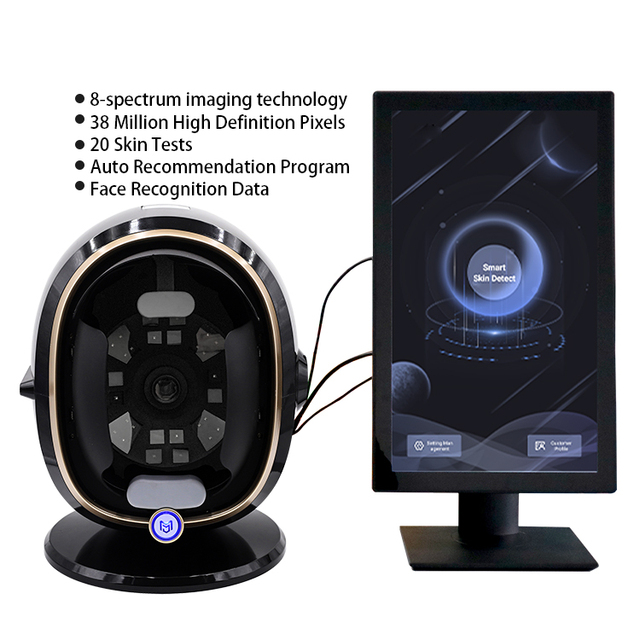 AI Skin Analyzer 13.3" Touch Screen 3D Facial Scanner Multi-spectrum Skin Analysis Device for Beauty Salon OEM Service