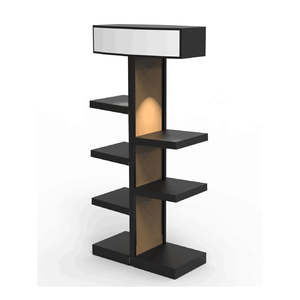 Serie de Exhibidores de Estilo Mixto Moderno de Madera y Metal de Alta Luminosidad para Supermercados y Tiendas Minoristas - Product Image 2