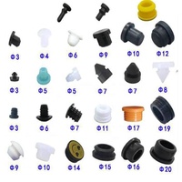 Connecteur en T en caoutchouc, 20 pièces, fait sur mesure, étanche et à la poussière, silicone avec différentes dimensions pour scellage