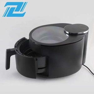 Friteuse à air visuel 5L Circulation de l'air Airfryers électriques Four Portable Contrôle de la température Marques chinoises Appareils de cuisine - Product Image 1