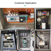 Interruptor de Transferencia Automática CSQ 4P 200 Amperios 4 Polos 1600 Amperios ATS 32 Amperios 300A para Generadores 2 Entradas 2 Salidas 220 230V 690V 225A