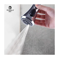 Robinet de cuisine moderne avec tête de pulvérisation ABS + acier inoxydable électroplaqué multifonction Garantie 1 an VONNIE VN-P11