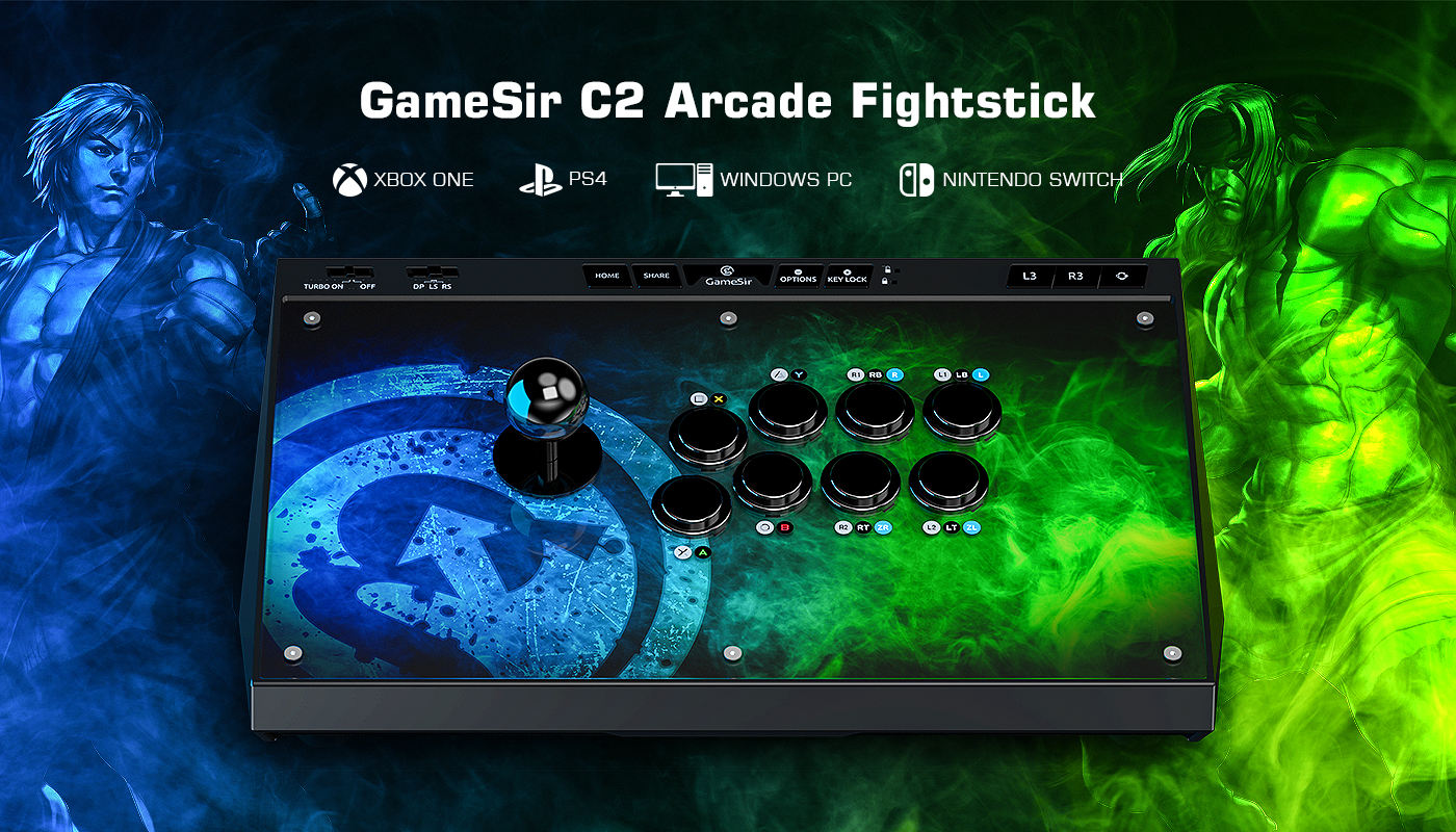 Gamesir C2 Universal Arcade Fightstick for PC, PS4, Xbox One