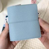 Album photo en similicuir avec pochettes, 25 feuilles, 50 pages, mini album rechargeable à feuilles mobiles, classeur transparent à 3 anneaux pour cartes photo