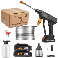 Nettoyeur haute pression pour voiture, 21V sans fil, portable, alimenté par batterie lithium, pistolet à eau électrique