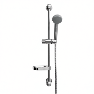 Ensemble complet de quincaillerie de salle de bain Agrigento Chrome avec rideau coulissant, hauteur 60 cm - Product Image 3