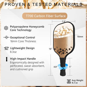 FitSpark 2026 T700 คาร์บอนไฟเบอร์ขึ้นรูปเย็นแบบรังผึ้ง ขนาด 16 มม. ทนทาน ควบคุมพลังงานได้ดี ผ้าพิมพ์ลาย UV สำหรับความบันเทิง - Product Image 3