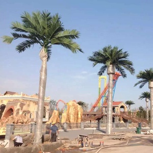 Palmera de fibra de vidrio para <span class=keywords><strong>interior</strong></span> y exterior, palmera Artificial Tropical de plástico, 2m, 3m, 4m de alto - Product Image 5