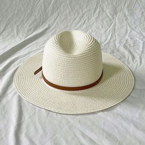 Custom Paper Straw <b>Hat</b> Women Men Outdoor Street Fashion Sun <b>Hat</b> - Product Image 5