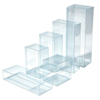 Boîte d'emballage en PVC transparent avec trou de suspension en matériaux recyclés, impression de logo personnalisée pour accessoires électroniques