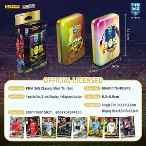 <span class=keywords><strong>Coffret</strong></span> Miniature 365 Cartes de Collection de Football Mondial 2025 en Boîte Métallique – Édition Limitée de Cartes de Stars du Football pour Collectionneurs - Product Image 1