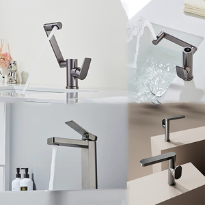 Yuson Ysa60-serie Aluminiumlegering Moderne Stijl Enkele Handgreep Één Gat Bak Kraan Mengkraan - Product Image 2