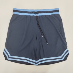 B429 Heren Basketbalshorts Basic Gym Warming-Up Ademend Plus Size Custom Team Logo Gedrukt Groothandel Blanco Cropped Botjes Design - Product Image 6