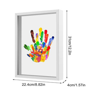 Kit d'empreintes <span class=keywords><strong>de</strong></span> <span class=keywords><strong>main</strong></span> familiale avec <span class=keywords><strong>main</strong></span> <span class=keywords><strong>de</strong></span> bébé légère et <span class=keywords><strong>empreinte</strong></span> <span class=keywords><strong>de</strong></span> sable peinture en bois artisanat cadeaux d'adoption souvenir <span class=keywords><strong>de</strong></span> <span class=keywords><strong>famille</strong></span> - Product Image 3