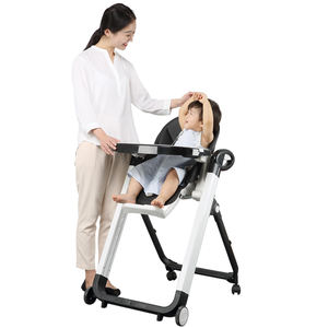 طاولة وكرسي أطفال بلاستيكية حديثة مطوية طقم للاستخدام في المطبخ - Product Image 2