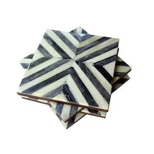 Wooden <b>Coaster</b> With Mop Work New Design <b>Coaster</b> <b>for</b> Tableware New <b>Coaster</b> <b>for</b> <b>Drinks</b> New Tea and Coffee - Product Image 1