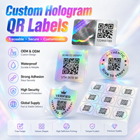 Etiquetas Holográficas Anti-Falsificación con Código QR Serial Variable para Protección de Marcas de Productos Electrónicos y Cosméticos de Lujo
