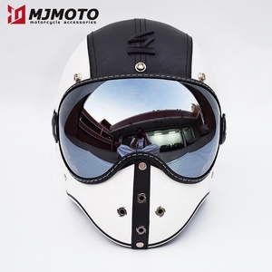 Helm motor Universal, helm motor, lensa Visor, aksesoris kacamata cocok untuk semua Vintage Retro, helm setengah wajah terbuka - Product Image 5