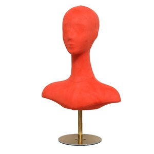 Clothing Store Display Props <strong>Female</strong> Wig Model with Braided Hair Shoulders Real Hair Mannequin Window <strong>Dummy</strong> Head Made of <strong>Plastic</strong> - Product Image 4