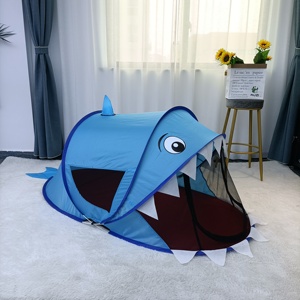 Muzi Blue Whale <strong>Kids</strong> Play <strong>Tent</strong> House Custom Fabric Pop-up Wigwam <strong>Tent</strong> <strong>Bed</strong> Foldable Soft Indoor Toy Sports Toy <strong>for</strong> Sale - Product Image 2