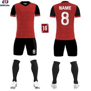 Benutzer definierte sublimierte Fußball mannschaft Uniform Full Set Fußball uniform Fußball trikots Thailand Fußball trikot Set - Product Image 2