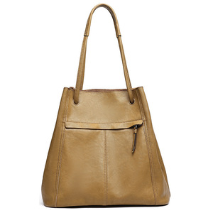 Bolso de Hombro de Cuero Genuino Personalizado con Logotipo de Fábrica, Impermeable, Estilo Casual para Mujer, Nueva Colección - Product Image 5