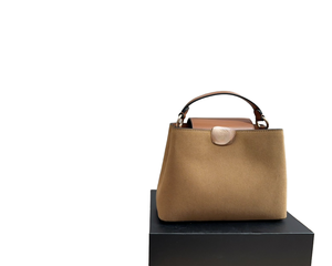 กระเป๋าถือสำหรับผู้หญิงกระเป๋าสะพายไหล่ดีไซน์เรียบง่ายแฟชั่นสำหรับ2025กระเป๋าสะพายพาดลำตัวทำจากหนังคุณภาพสำหรับผู้หญิง - Product Image 2