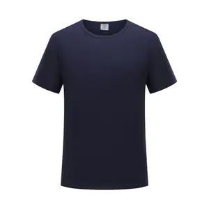 Vendita calda a buon mercato girocollo 200gsm modale Casual colore puro pianura vuoto T-shirt da uomo Logo personalizzato stampato T-shirt da uomo