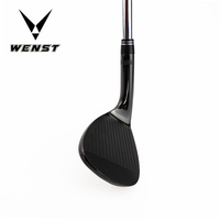 Wedge de golf de qualité supérieure en acier au carbone 1020 forgé, placage PVD noir, main droite, dextérité, loft 50-60, inclinaison 63,5, fraisé CNC