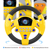 Volante de conducción simulado para niños, juguete multifunción, música, juego de carreras educativo