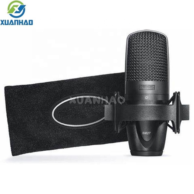 SM27 Professional Studio Condenser Mic Cardioid Low Noise Floor High SPL Handling for Podcast and Broadcast