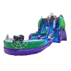 Toboggan aquatique gonflable à double piste sur le thème des monstres araignées, <span class=keywords><strong>piscine</strong></span> à jets d'eau, pour fêtes, événements, anniversaires, <span class=keywords><strong>location</strong></span> - Product Image 5