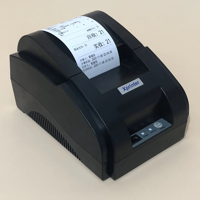 Xprinter XP-58IIH Takeout Thermal Receipt Printer 58mm USB 203dpi 90mm/s Order Printer for Delivery Food Shop Restaurant