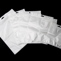 14cm * 20cm Perle Blanc Opp Sac Paquet Plusieurs Tailles en Stock Téléphone Cas Autres Marchandises Emballage Paquet Sac