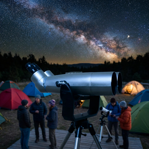 Jumelles semi-acromatiques 25X150 avec revêtement FMC en aluminium, garantie 1 an, pour la chasse, l'observation des oiseaux, l'observation astronomique ZC - Product Image 1