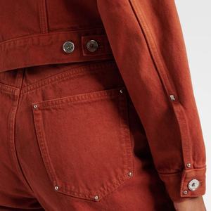 Nuevo Diseño de Jeans de Mezclilla de Cintura Alta para Mujer y Chaqueta para Mujer, Conjuntos de Mujer con Patrón Personalizado Ajustado - Product Image 4