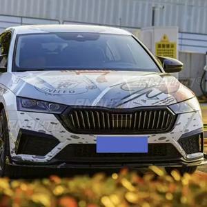 Protection de pare-chocs avant, spoiler, couvre-pare-chocs, lèvre de pare-chocs avant pour Skoda Octavia Pro 2021, kit carrosserie, accessoires auto - Product Image 3