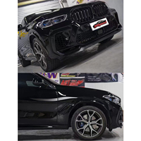 Pièces de performance pour pare-chocs de voiture pour BMW X6 G06 2019-2023, transformation en modèle X6M avec pare-chocs avant, pare-chocs arrière et calandre