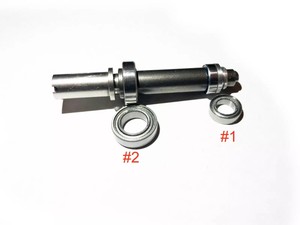 Ensemble de roulements pour pièce à main de perceuse à ongles UP200 UG12 # 1 # 2 pièces de rechange en acier inoxydable pour la réparation de lime électrique - Product Image 4