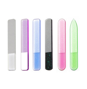 Lime à ongles en verre nano, lavable, réutilisable, légère, portable, 90 mm, pour manucure, pour ongles naturels et artificiels - Product Image 3