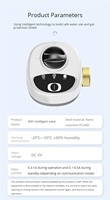 Vanne intelligente WiFi EWelink APP DN15/DN20/DN25, interrupteur de coupure automatique de l'eau/gaz, commande à distance sans fil, compatible Alexa